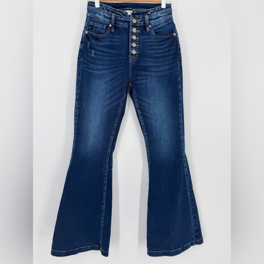 KanCan Dark Blue Flare Jeans